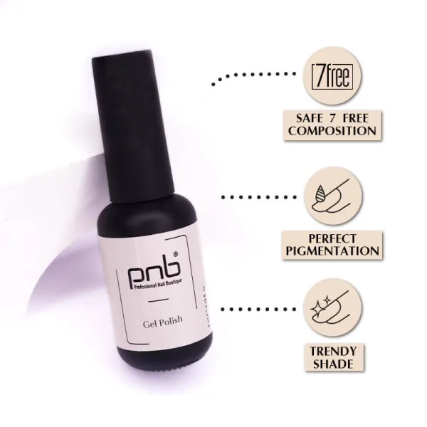 Gel Nail Polish PNB 004, 8 ml