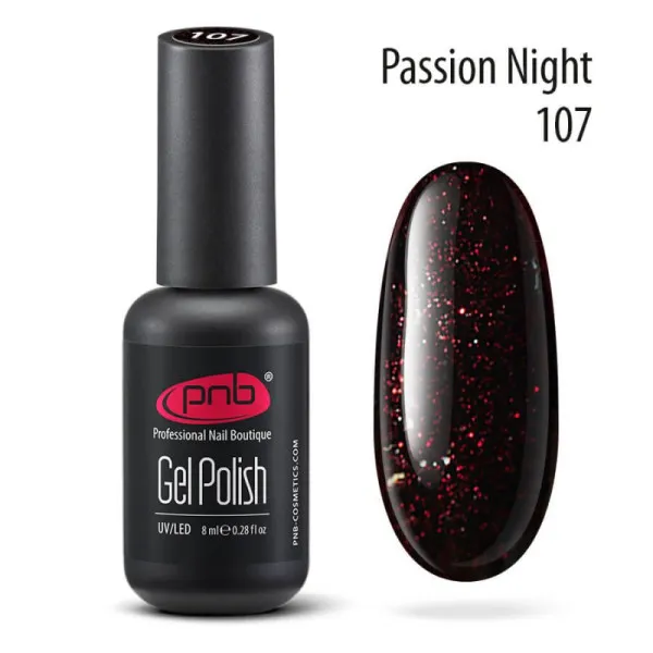 Gel Nail Polish PNB 107, 8 ml