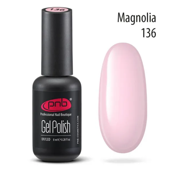 Gel Nail Polish PNB 136, 8 ml