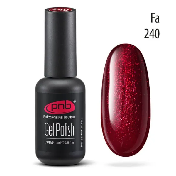 Gel Nail Polish PNB 240, 8 ml