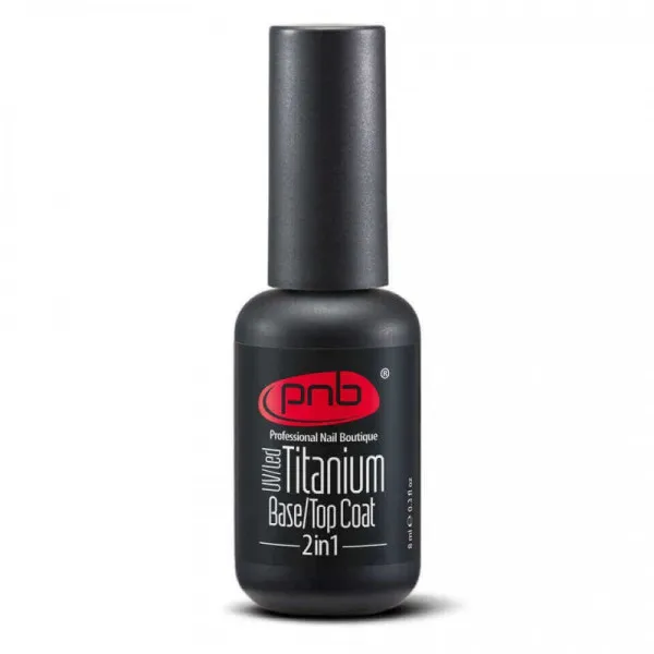 PNB UV/LED Titanium Base/Top Coat 2 in 1, 8 ml
