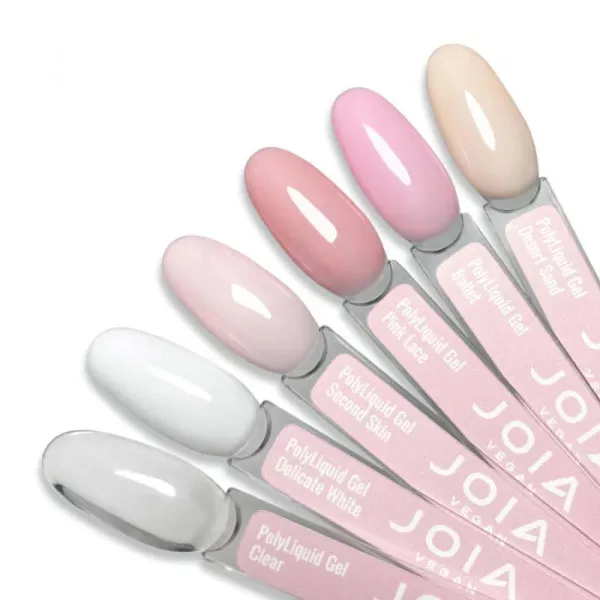 JOIA vegan PolyLiquid Gel, Delicate White, 8 ml