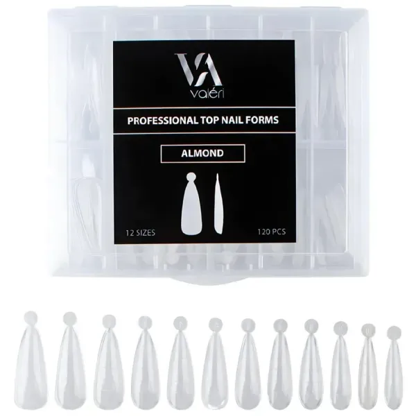 Professional Top Nail Forms Almond, 120 ks