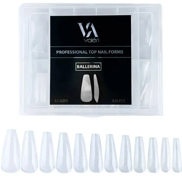 Professional Top Nail Forms Ballerina, 120 ks