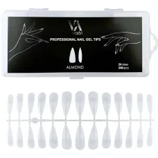 Valeri Professional  Nail Gel Tips Almond, 240 шт