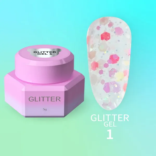 You Are Cute Glitter Gel №1, 5ml