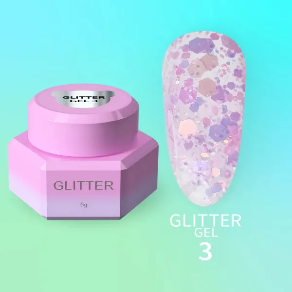 You Are Cute Glitter Gel №3, 5ml