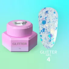 You Are Cute Glitter Gel №4, 5ml