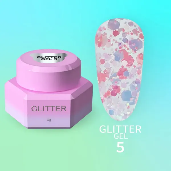 You Are Cute Glitter Gel №5, 5ml
